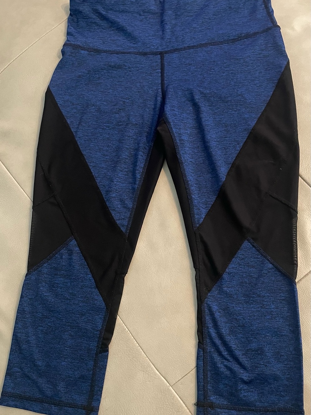 Xersion Blue and Black Athletic Leggings